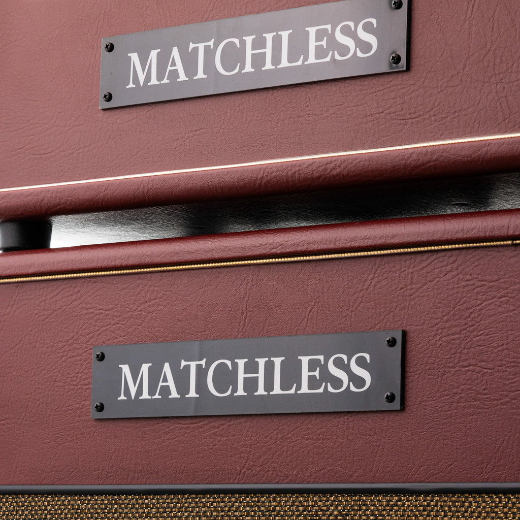 Matchless HC-30 Head & ESS 1x12 Cabinet - Burgundy / Gold Grille