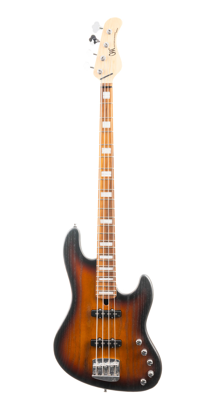 Mayones Jabba Bassic 4 - Trans Amber 2-Tone