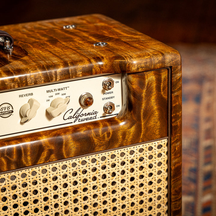 Mesa Boogie California Tweed 1x12 Combo Private Reserve Quilt Maple - Cinnamon w/Wicker Grille