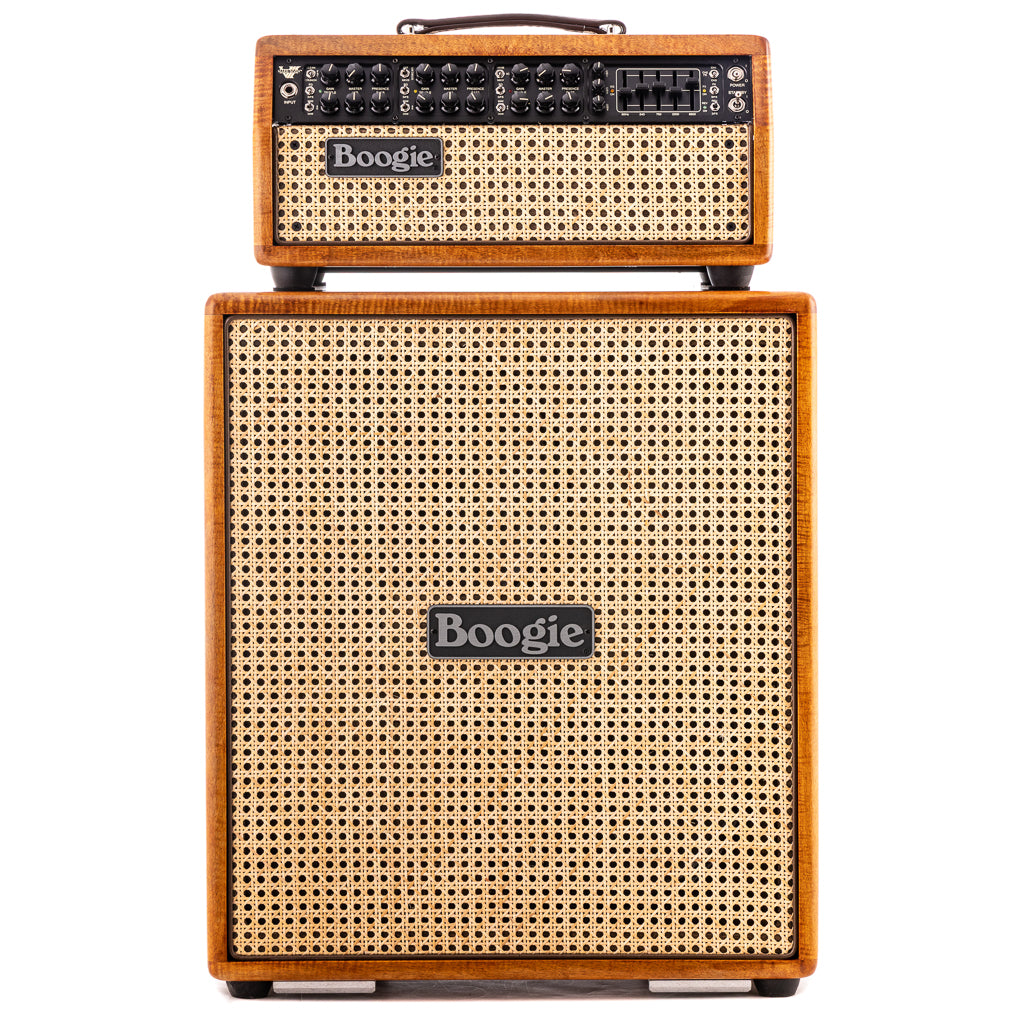 Mesa Boogie Mark VII Head and 2x12 Diagonal Rectifier Cab - Private Reserve Flamed Myrtlewood