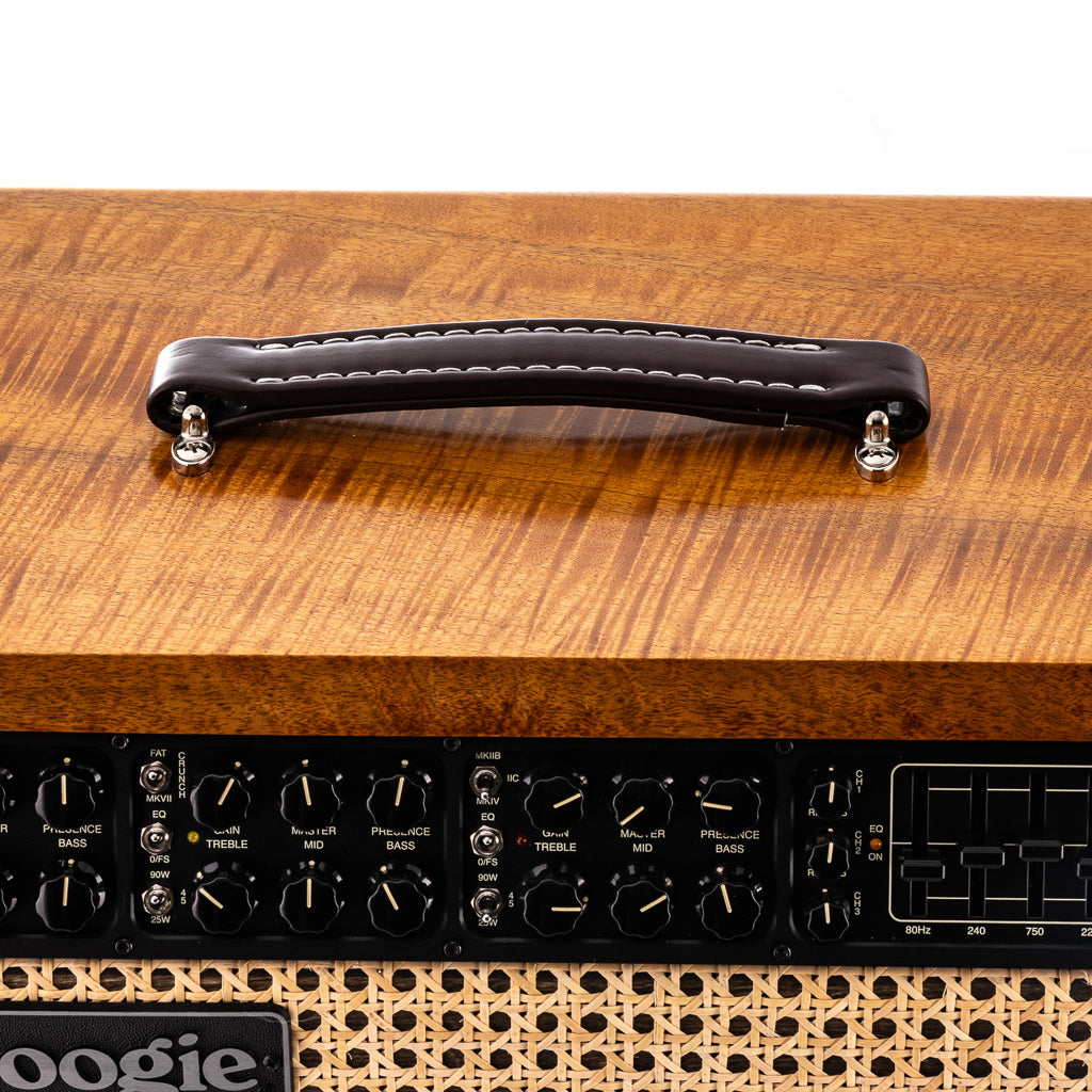 Mesa Boogie Mark VII Head and 2x12 Diagonal Rectifier Cab - Private Reserve Flamed Myrtlewood