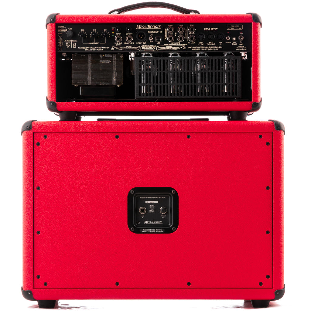 Mesa Boogie Mark VII Head and 1x12 Rectifier Cab - Red Bronco