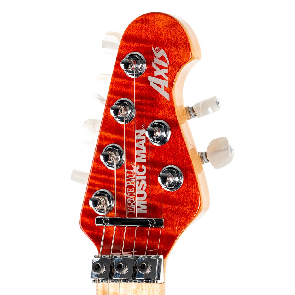 Ernie Ball Music Man 30th Anniversary Axis Electric Guitar - Translucent Red Quilt