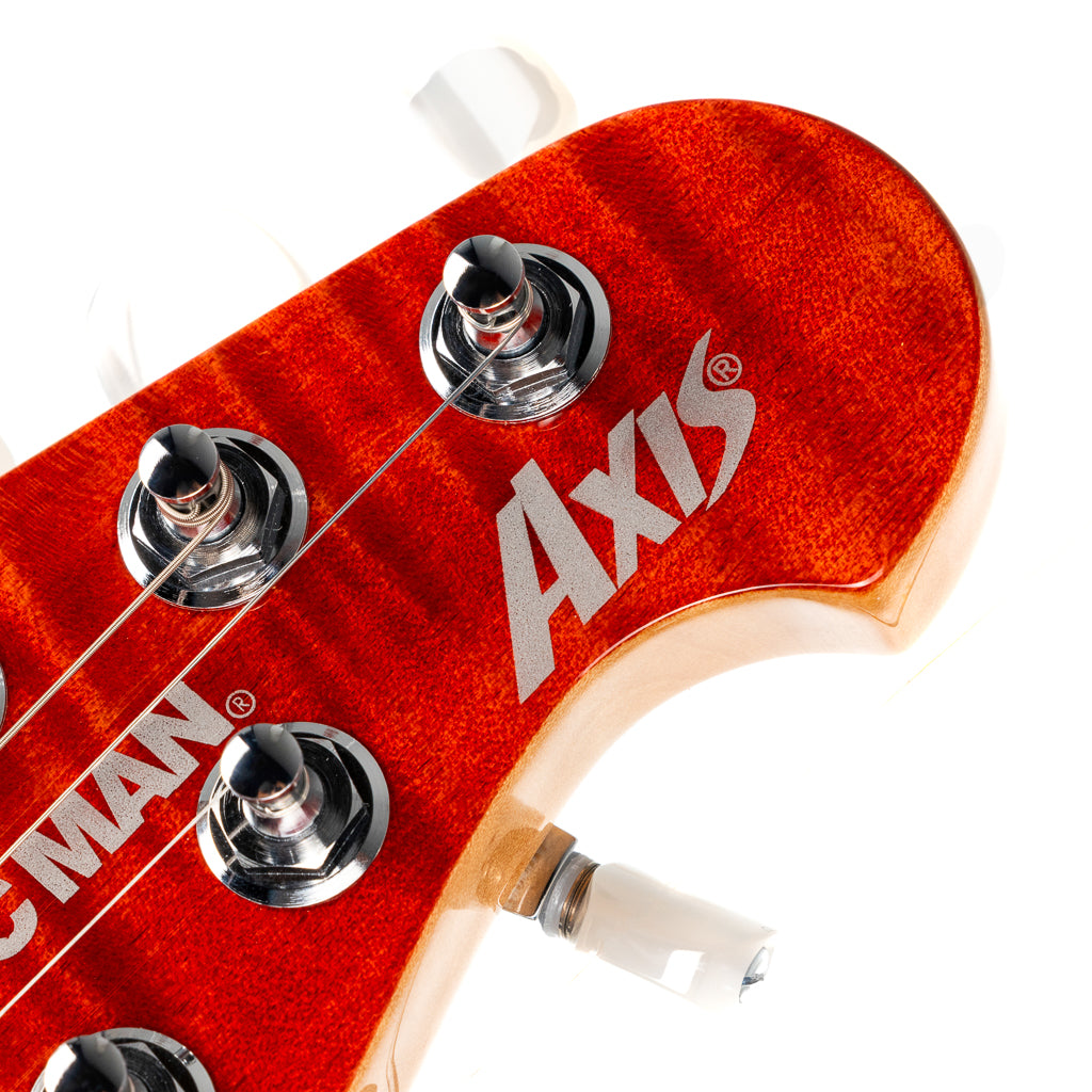 Ernie Ball Music Man 30th Anniversary Axis Electric Guitar - Translucent Red Quilt