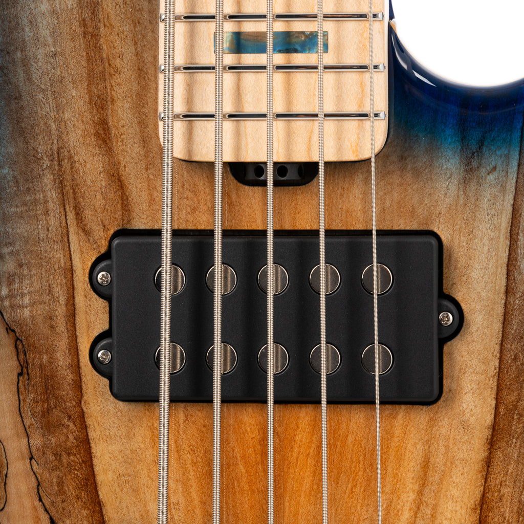Ernie Ball Music Man BFR StingRay 5 Special HH 5-string Bass Guitar - Paua Blue Burst (333)
