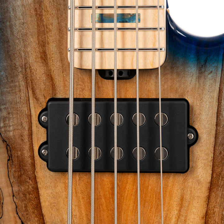 Ernie Ball Music Man BFR StingRay 5 Special HH 5-string Bass Guitar - Paua Blue Burst (333)