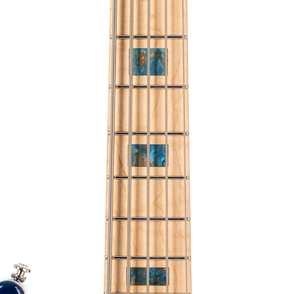 Ernie Ball Music Man BFR StingRay 5 Special HH 5-string Bass Guitar - Paua Blue Burst (333)