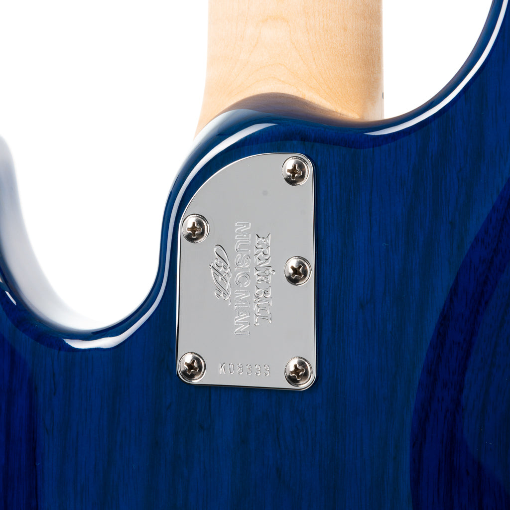 Ernie Ball Music Man BFR StingRay 5 Special HH 5-string Bass Guitar - Paua Blue Burst (333)
