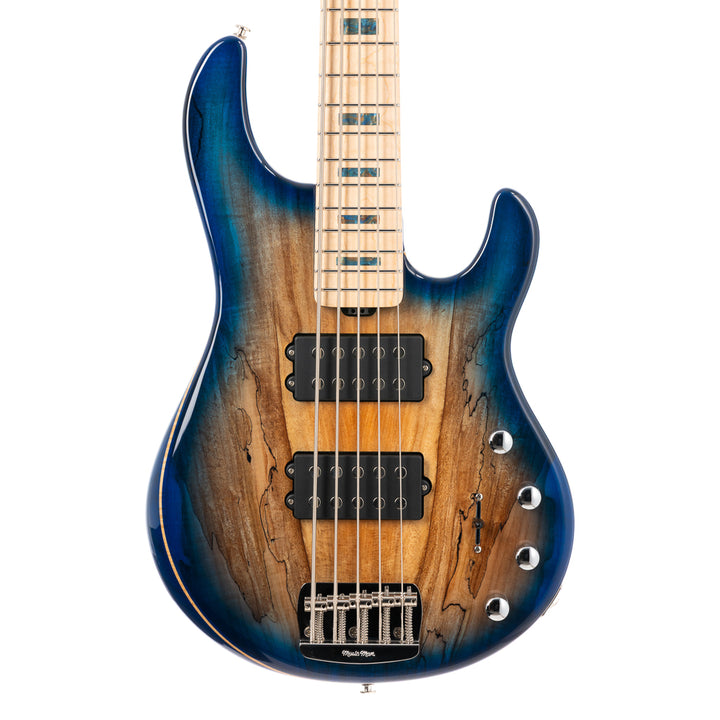 Ernie Ball Music Man BFR StingRay 5 Special HH 5-string Bass Guitar - Paua Blue Burst (333)