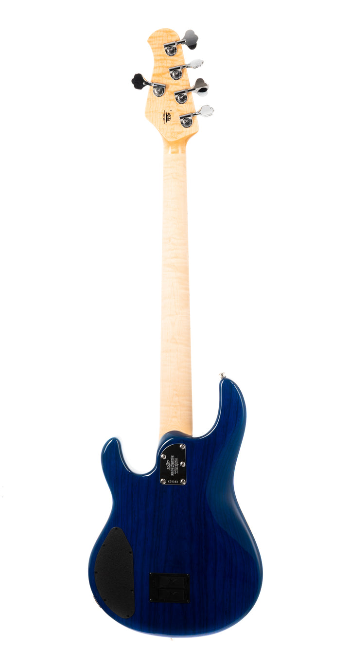Ernie Ball Music Man BFR StingRay 5 Special HH 5-string Bass Guitar - Paua Blue Burst (333)