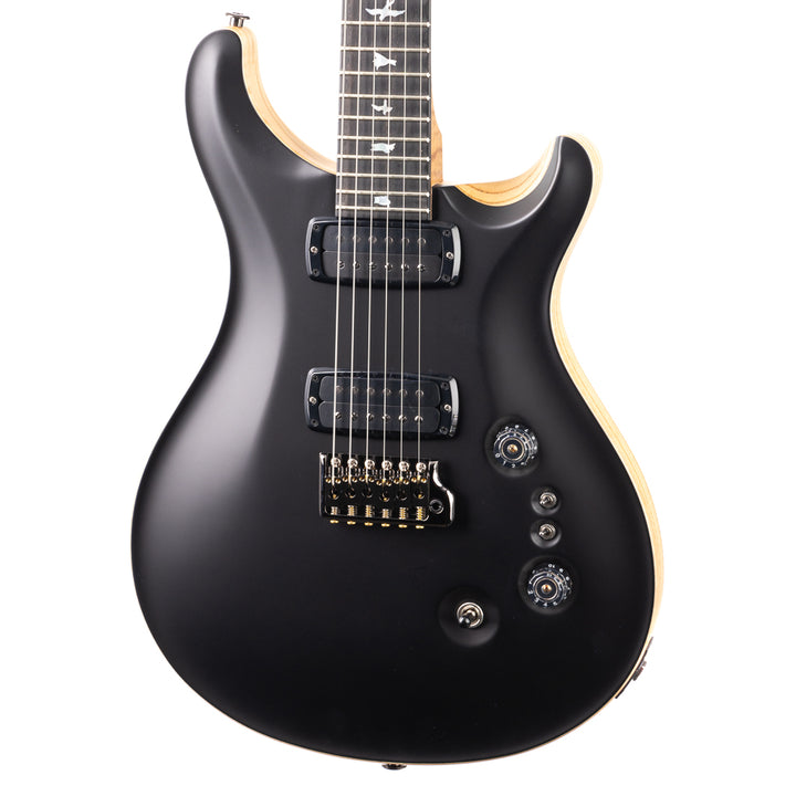 PRS Wood Library Custom 24-08 Torrified Flame Maple - Satin Black (617)