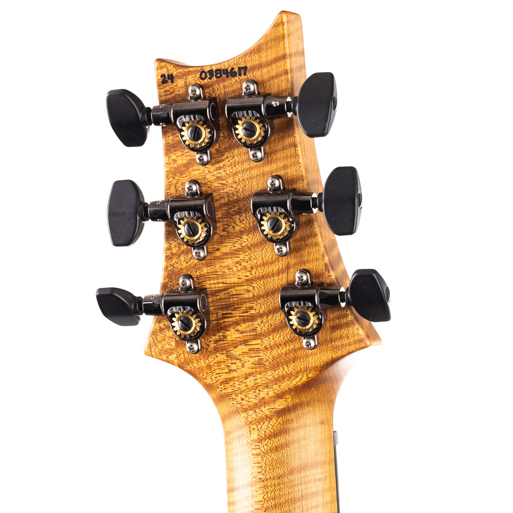 PRS Wood Library Custom 24-08 Torrified Flame Maple - Satin Black