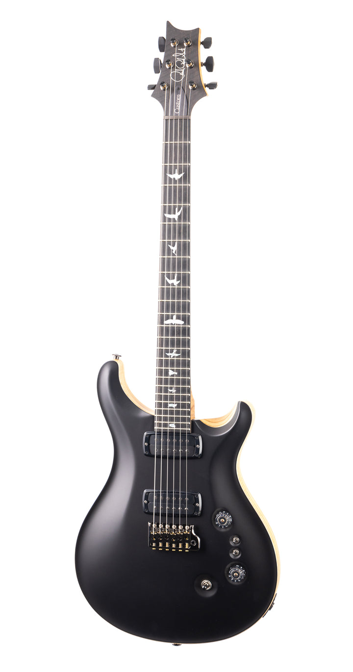 PRS Wood Library Custom 24-08 Torrified Flame Maple - Satin Black (617)