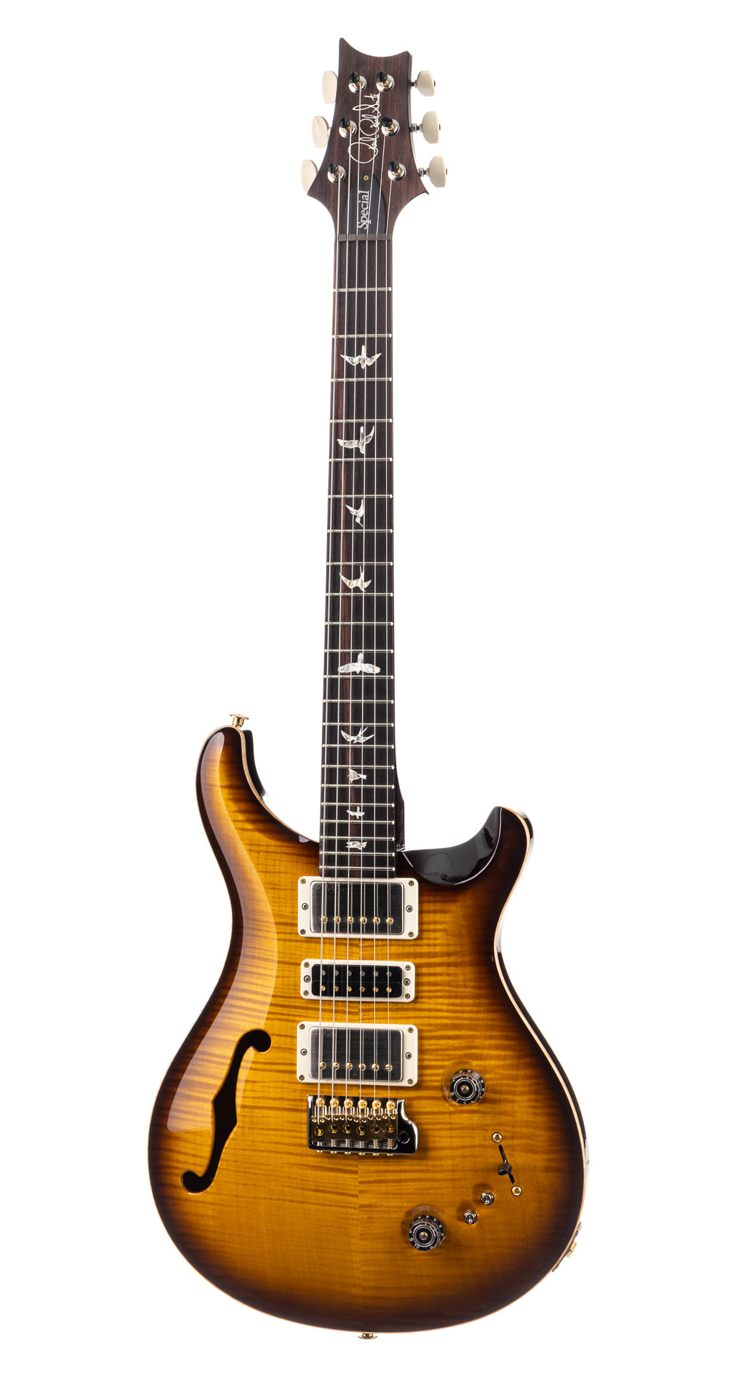 PRS Special Semi-Hollow - McCarty Tobacco Burst 10-Top (648)