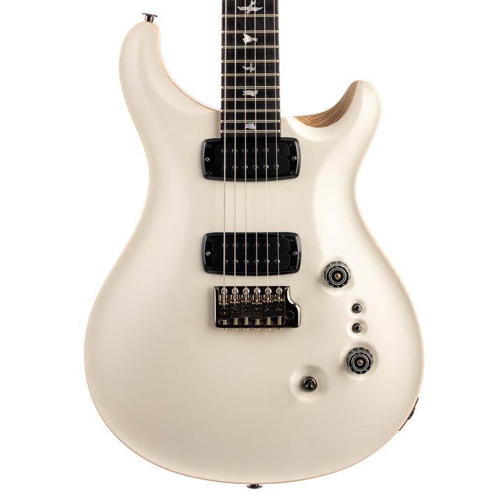 PRS Wood Library Custom 24-08 Torrified Flame Maple - Satin Antique White (044)