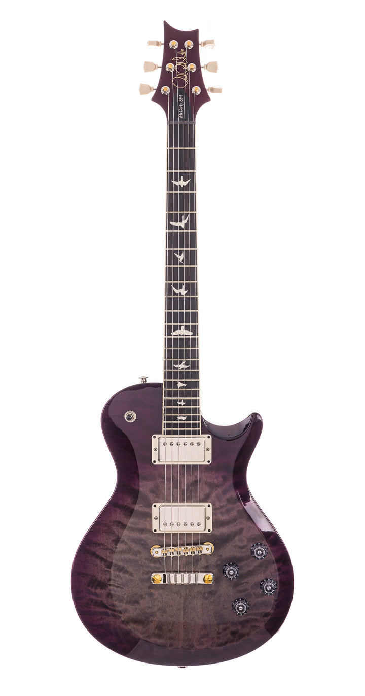 PRS S2 Singlecut McCarty 594 Quilt Maple - Lark Custom - Faded Gray Black Purpleburst (660)
