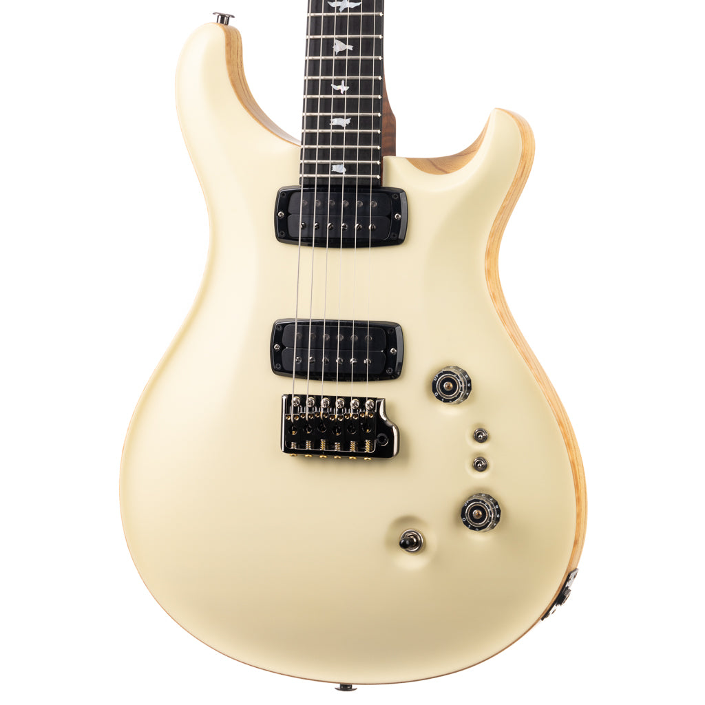 PRS Wood Library Custom 24-08 Torrified Flame Maple - Satin Antique White (641)