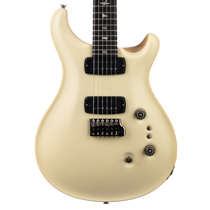 PRS Wood Library Custom 24-08 Torrified Flame Maple - Satin Antique White (641)