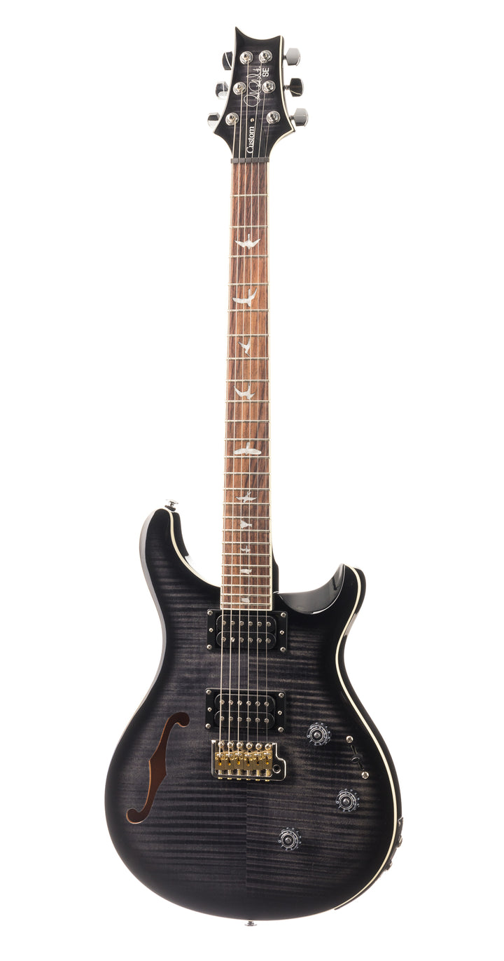 PRS SE Custom 24 Semi-Hollow Piezo - Charcoal Burst (485)