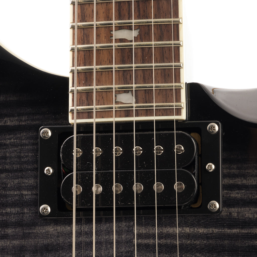 PRS SE Custom 24 Semi-Hollow Piezo - Charcoal Burst (485)