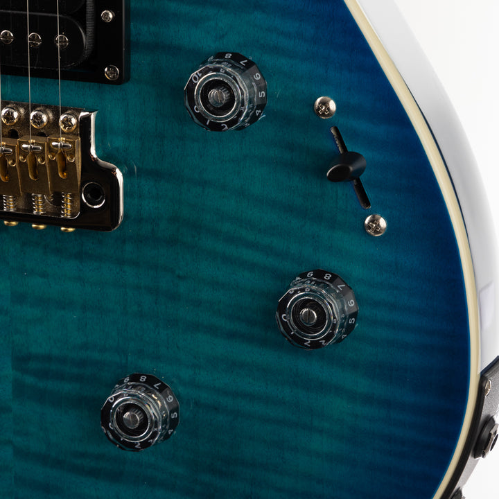 PRS SE Custom 24 Semi-Hollow Piezo - Lake Blue (941)