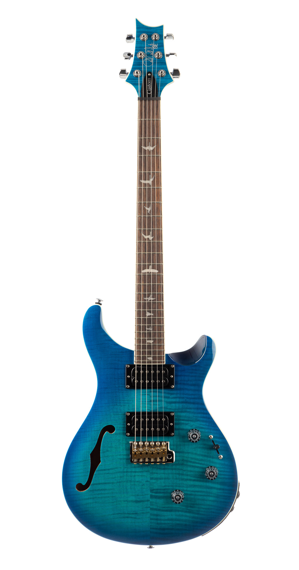 PRS SE Custom 24 Semi-Hollow Piezo - Lake Blue (941)