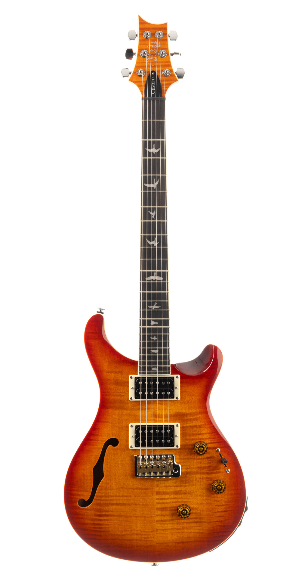 PRS SE Custom 24 Semi-Hollow Piezo - Vintage Sunburst (624)