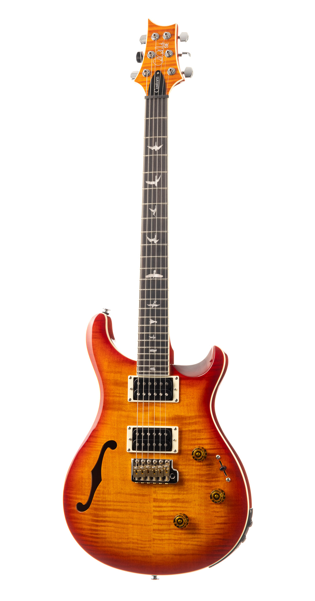 PRS SE Custom 24 Semi-Hollow Piezo - Vintage Sunburst (624)