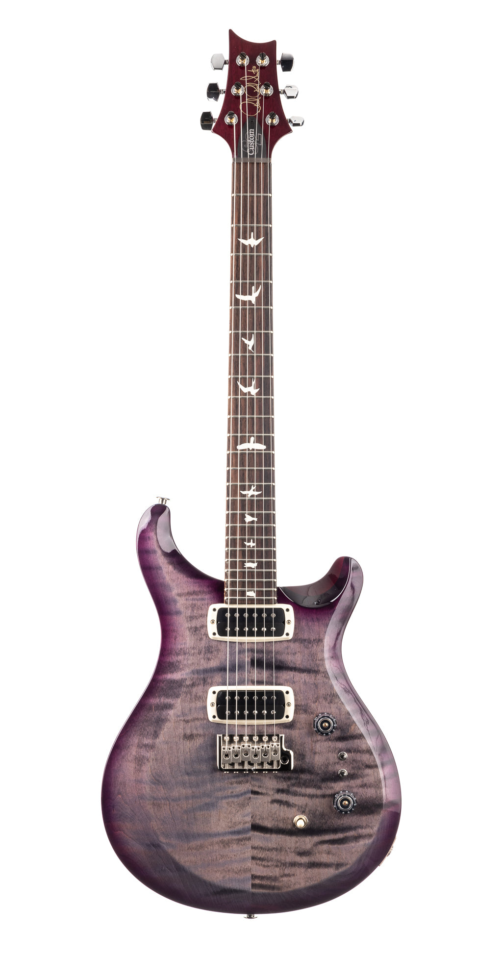 PRS S2 Custom 24-08 - Faded Gray Black Purple Burst (545) – Lark Guitars