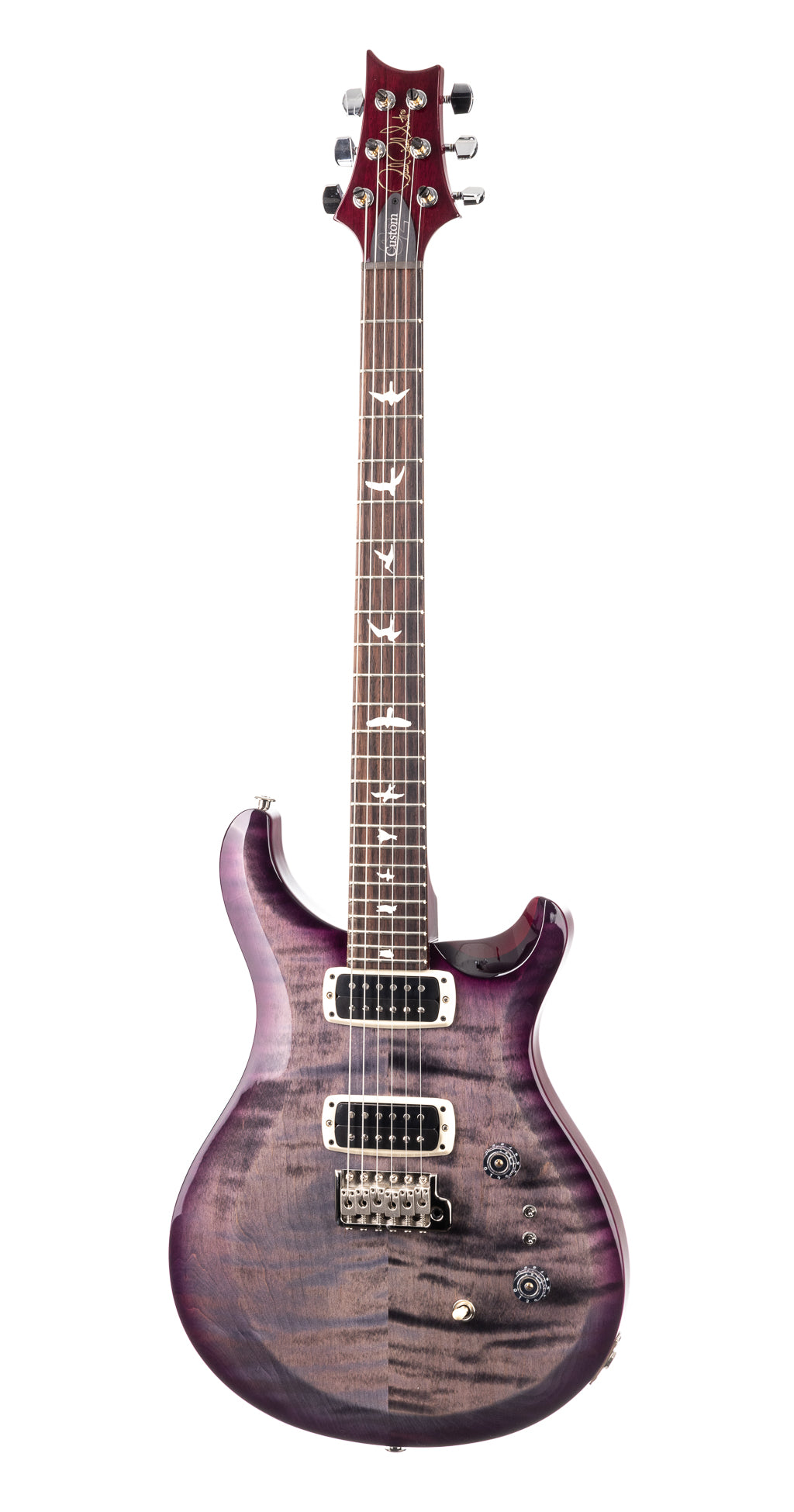 PRS S2 Custom 24-08 - Faded Gray Black Purple Burst (545)