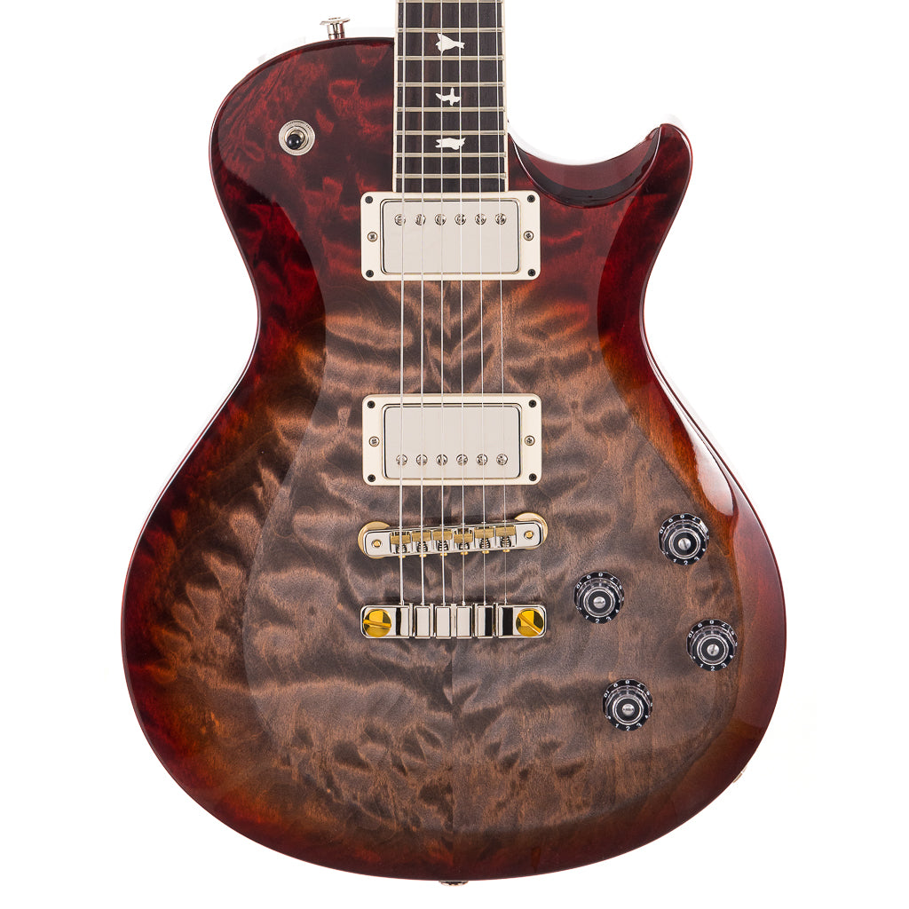 PRS S2 Singlecut McCarty 594 Quilt Maple - Lark Custom - Faded Grey Black Cherry Burst (904)