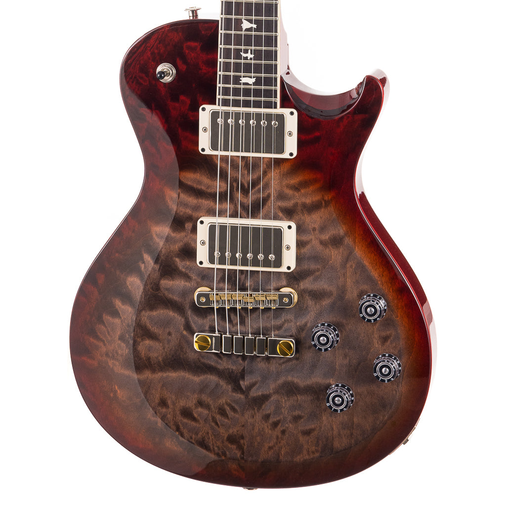 PRS S2 Singlecut McCarty 594 Quilt Maple - Lark Custom - Faded Grey Black Cherry Burst (904)