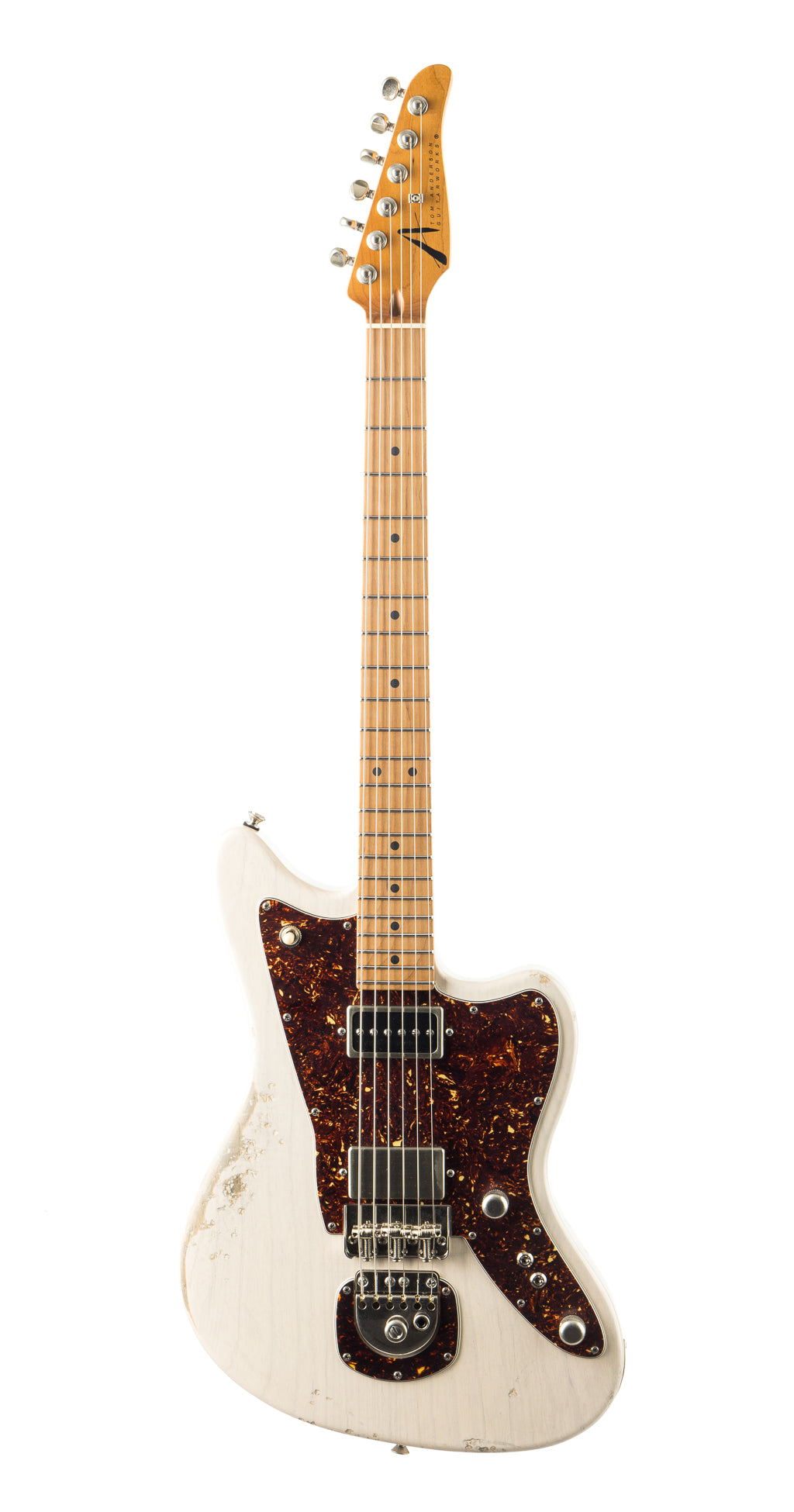 Tom Anderson Raven Classic - Translucent White (In-Distress)