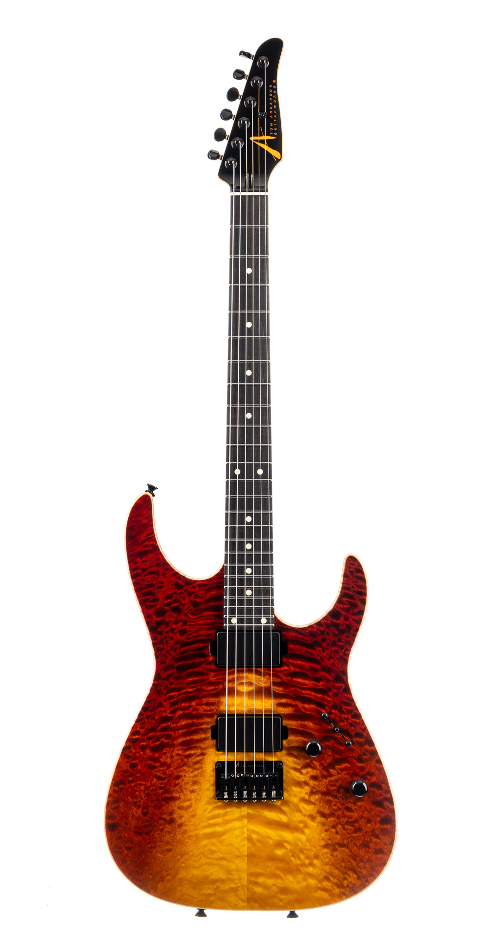 Tom Anderson Angel Quilt on Mahogany - Fire Wakesurf