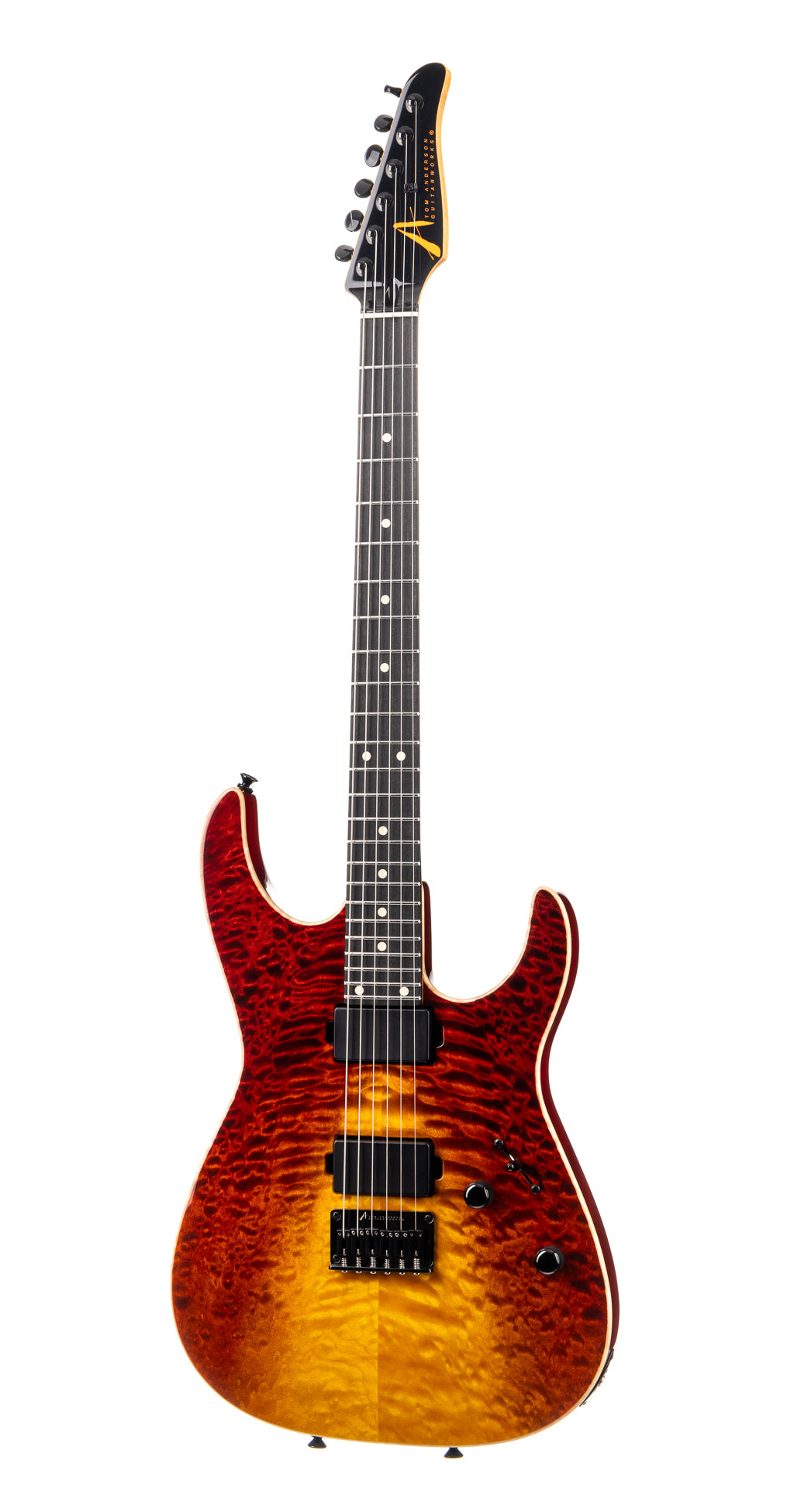 Tom Anderson Angel Quilt on Mahogany - Fire Wakesurf