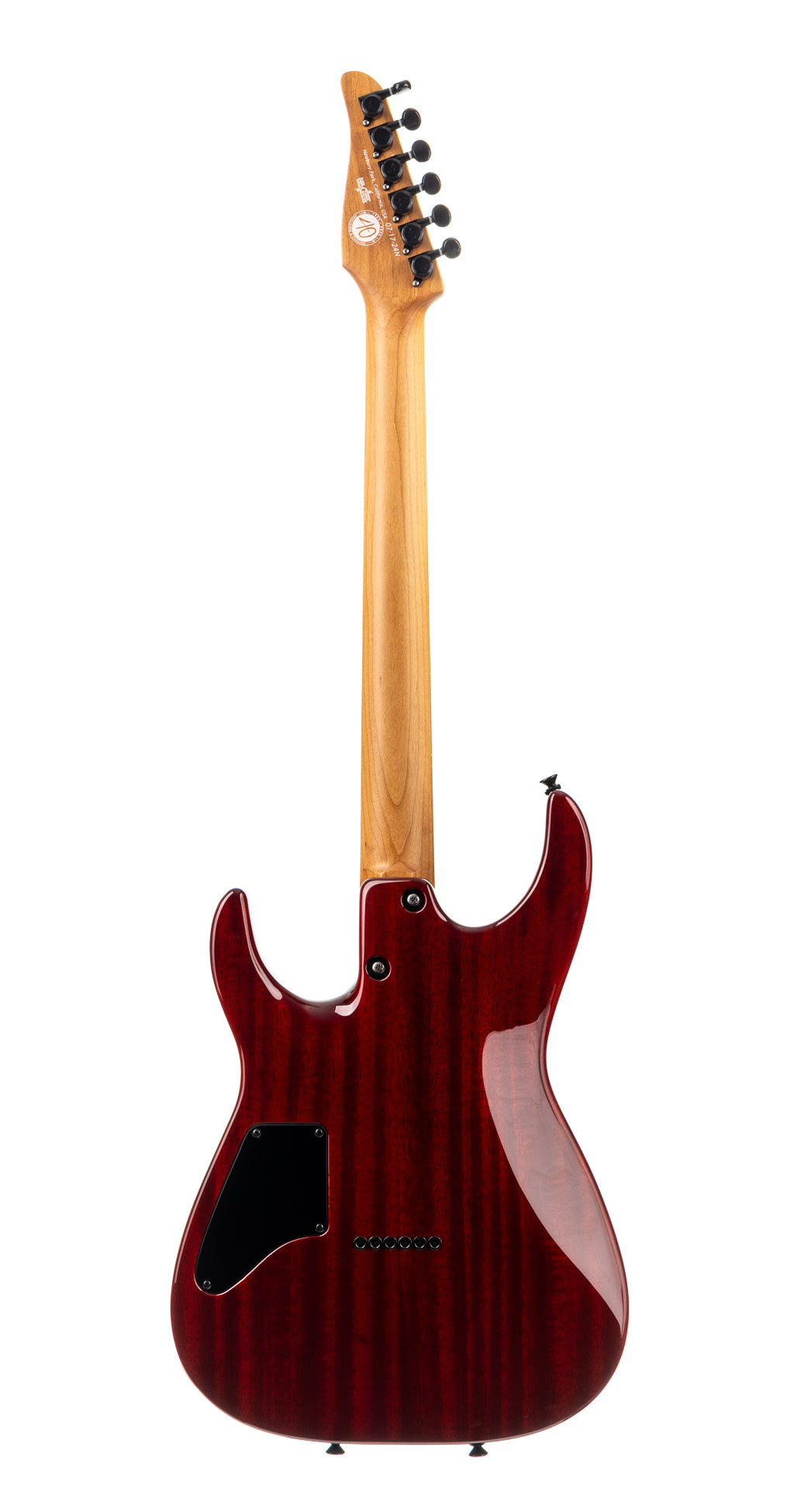 Tom Anderson Angel Quilt on Mahogany - Fire Wakesurf – Lark Guitars