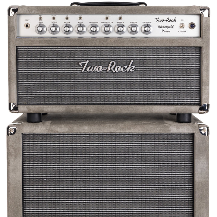 Two-Rock Bloomfield Drive 100/50 Head - Dark Grey Suede/Silver Thread Grille