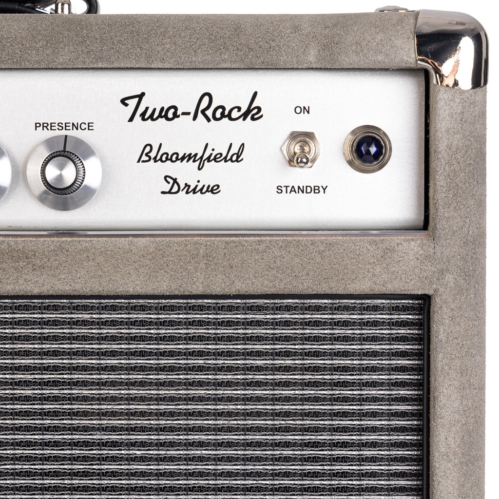 Two-Rock Bloomfield Drive 100/50 Head - Dark Grey Suede/Silver Thread Grille