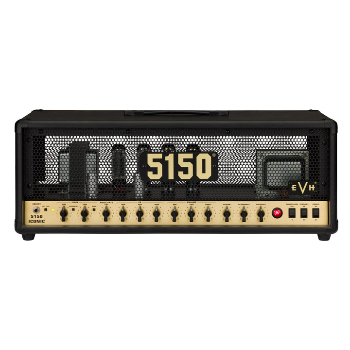 EVH 5150 Iconic Series EL34 80-watt Amplifier Head - Black/Gold