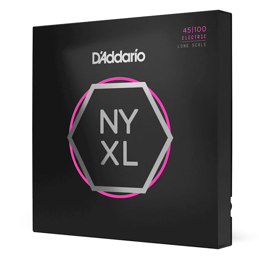 D’Addario NYXL45100 Nickel Wound Regular Light Bass Strings 45-100
