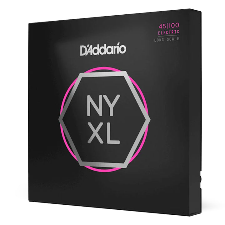 D’Addario NYXL45100 Nickel Wound Regular Light Bass Strings 45-100