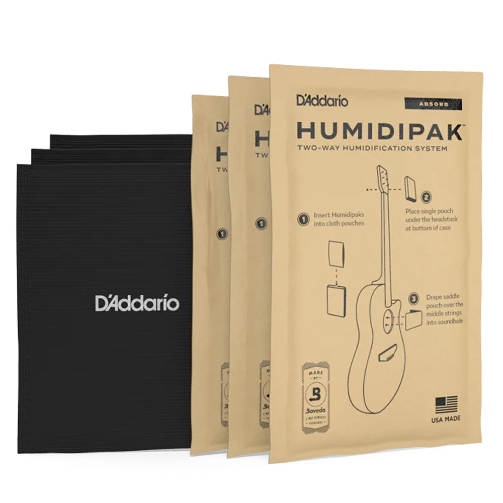 D'Addario Humidipak Absorb Replacement 3-Pack