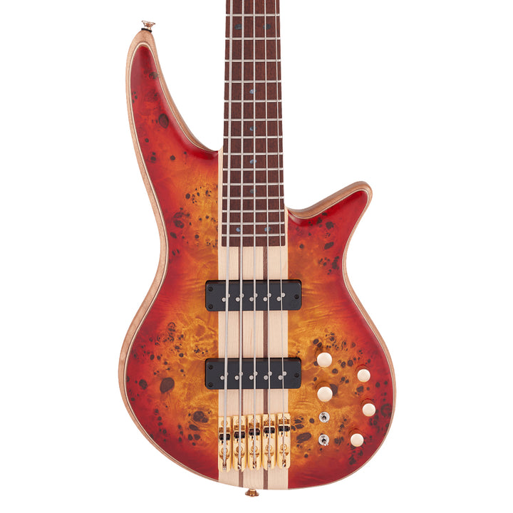 Jackson Pro Series Spectra Bass SBP V - Transparent Cherry Burst