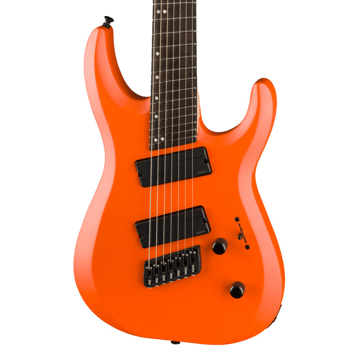 Jackson Pro Plus Dinky DK Modern HT7 MS 7-String Multi-Scale - Satin Orange Crush