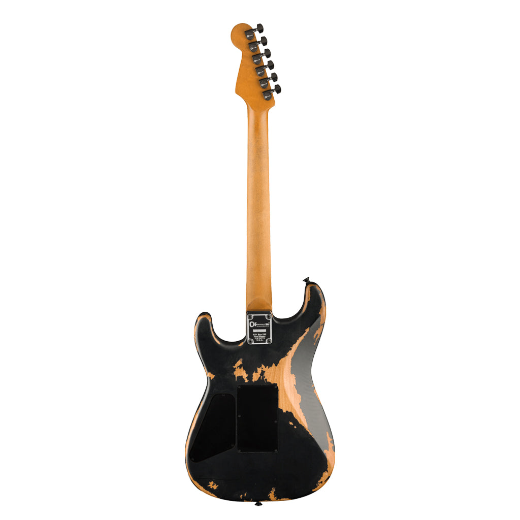 Charvel Pro-Mod Relic San Dimas Style 1 HH FR PF Electric Guitar - Weathered Black (122)