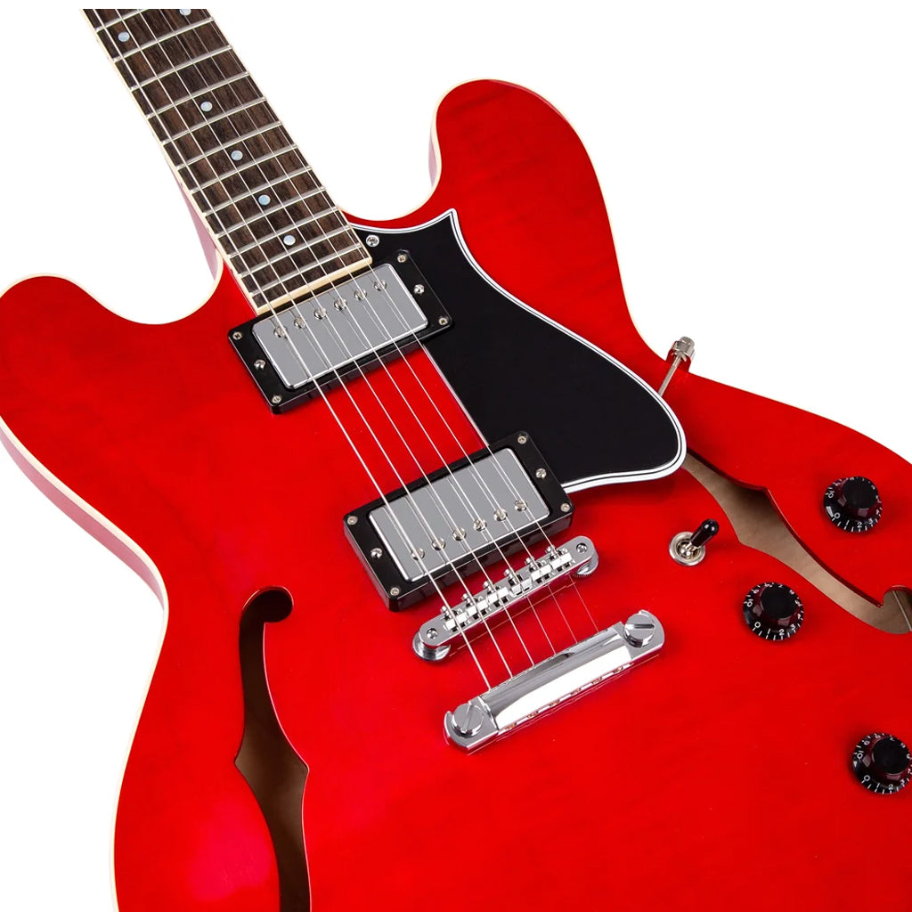 Heritage Standard II H-535 Semi-hollowbody Electric Guitar - Trans Cherry