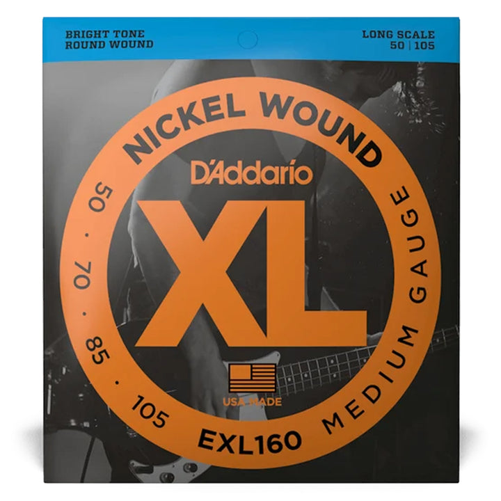 D'Addario EXL160 Nickel Wound Medium Bass Strings 50-105