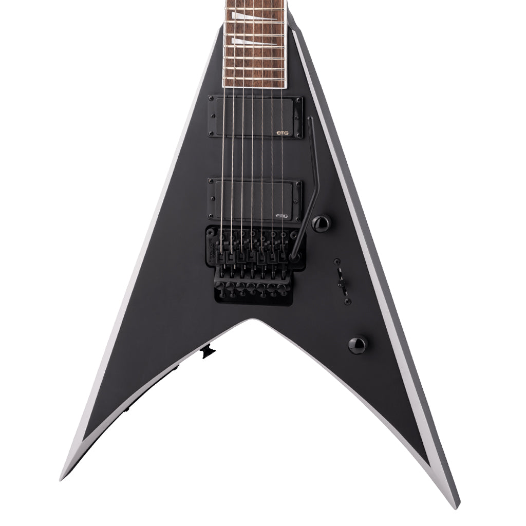 Jackson X Series King V KVX-MG7 Electric Guitar - Satin Black with Primer Gray Bevels