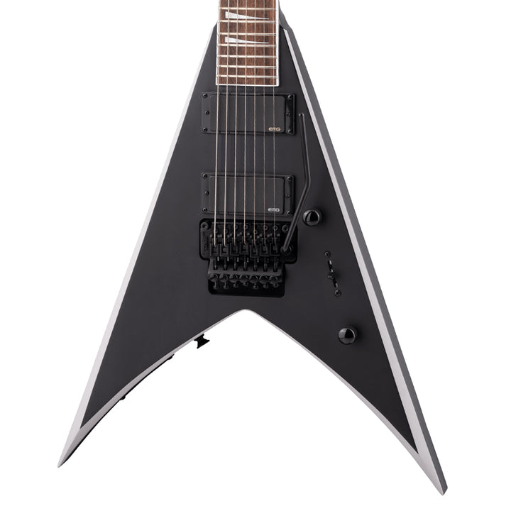 Jackson X Series King V KVX-MG7 Electric Guitar - Satin Black with Primer Gray Bevels