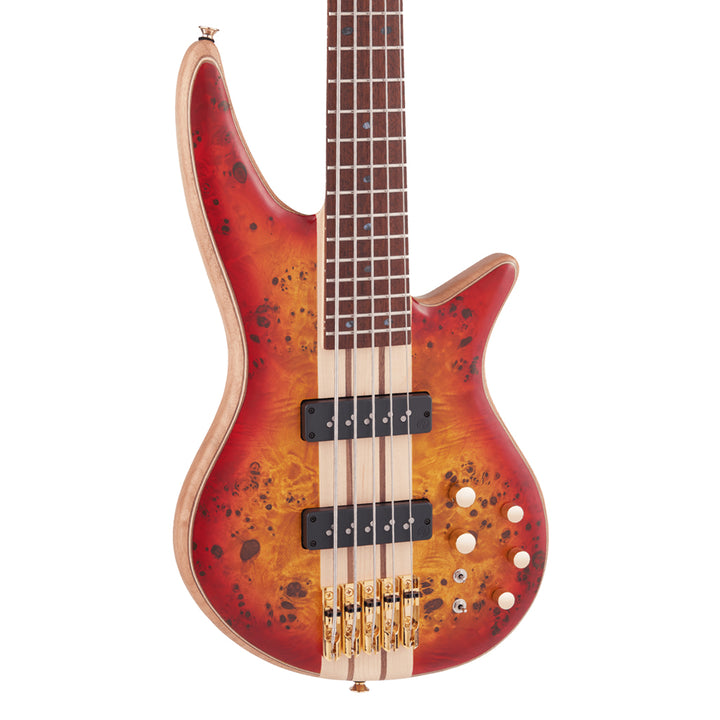 Jackson Pro Series Spectra Bass SBP V - Transparent Cherry Burst